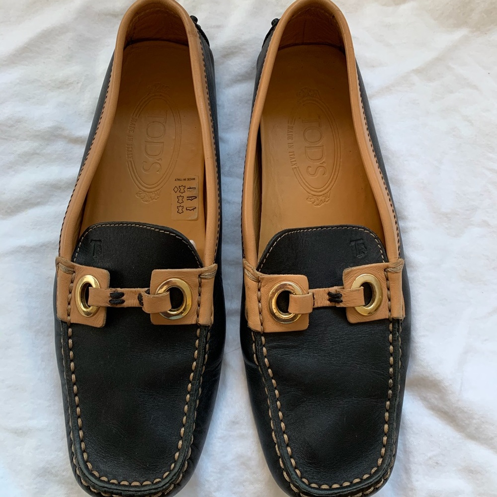 Tod’s leather loafers
